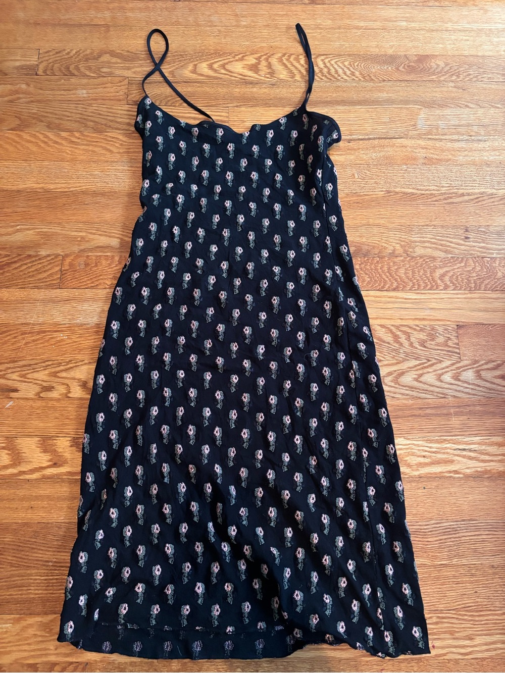 Black Floral Slip Dress by HankyPanky